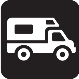 Download free vehicle caravan motorhome camping icon